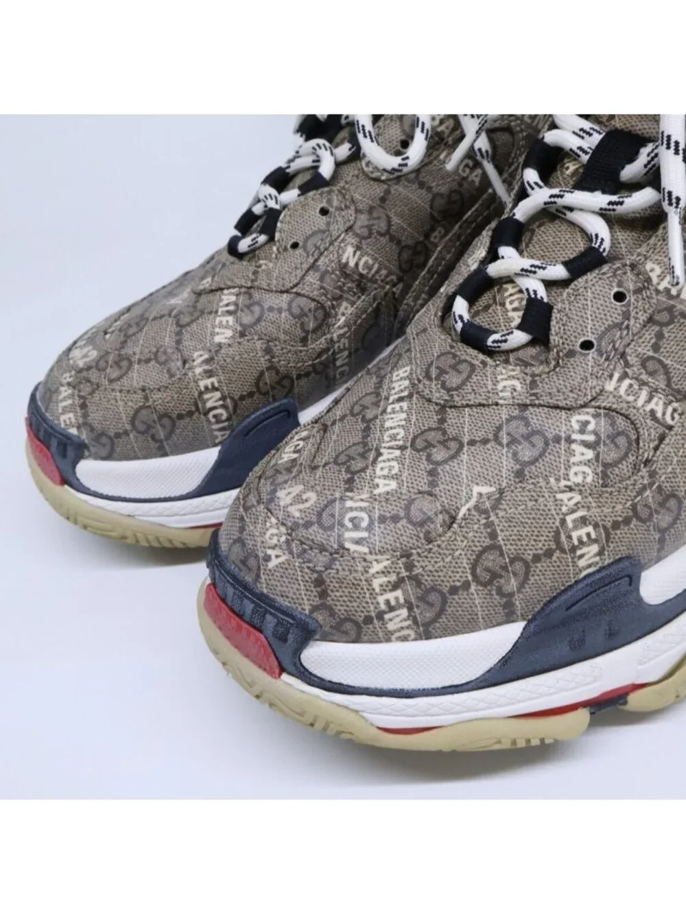 Gucci Balenciaga x the Hacker Project Triple S Sneakers